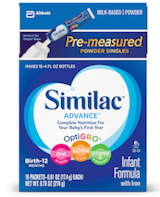 Similac Advance Infant Formula Pre-Measured Powder Singles